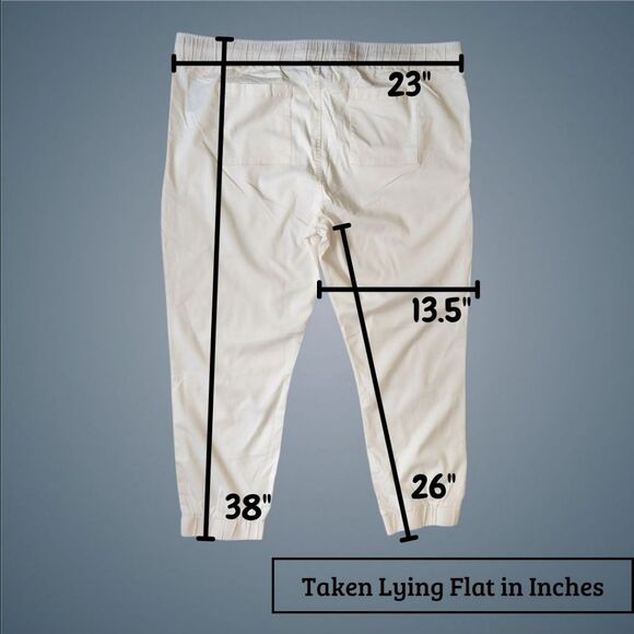 Buffalo David Bitton Women's Cream Jogger Pants Soft Pull-On Waist Plus Size XXL - Picture 10 of 11